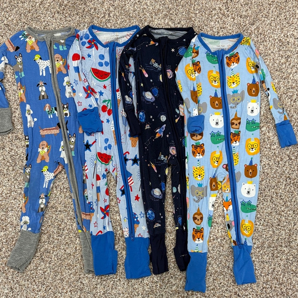 Little Sleepies Lot Sz 6-12M